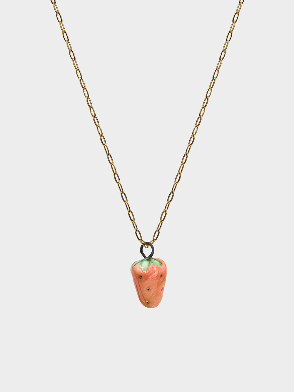 Pink Strawberry Charm
