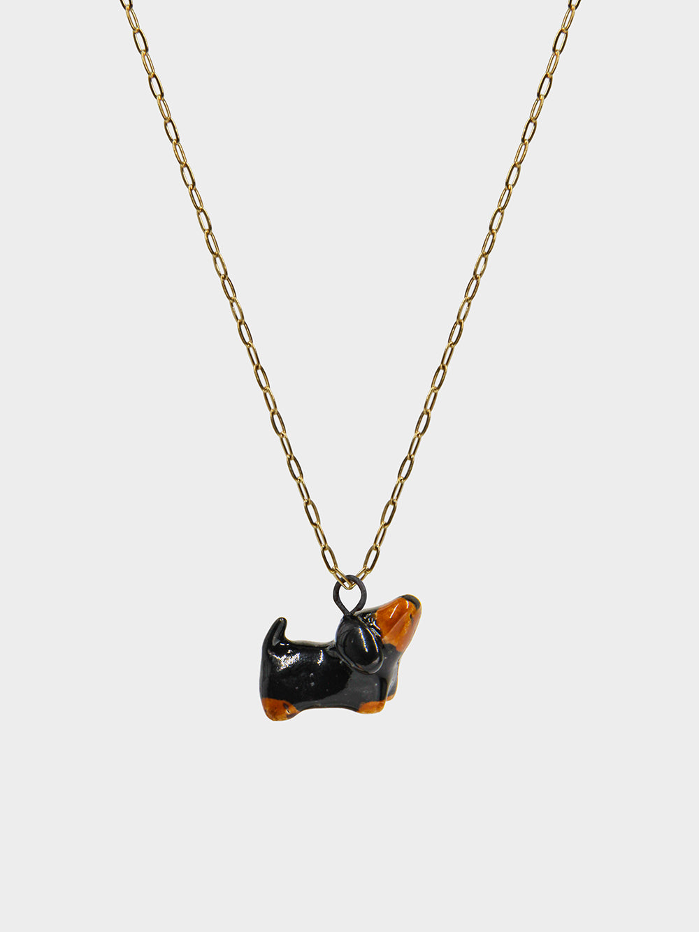 Hand-Sculpted Dachshund Charm