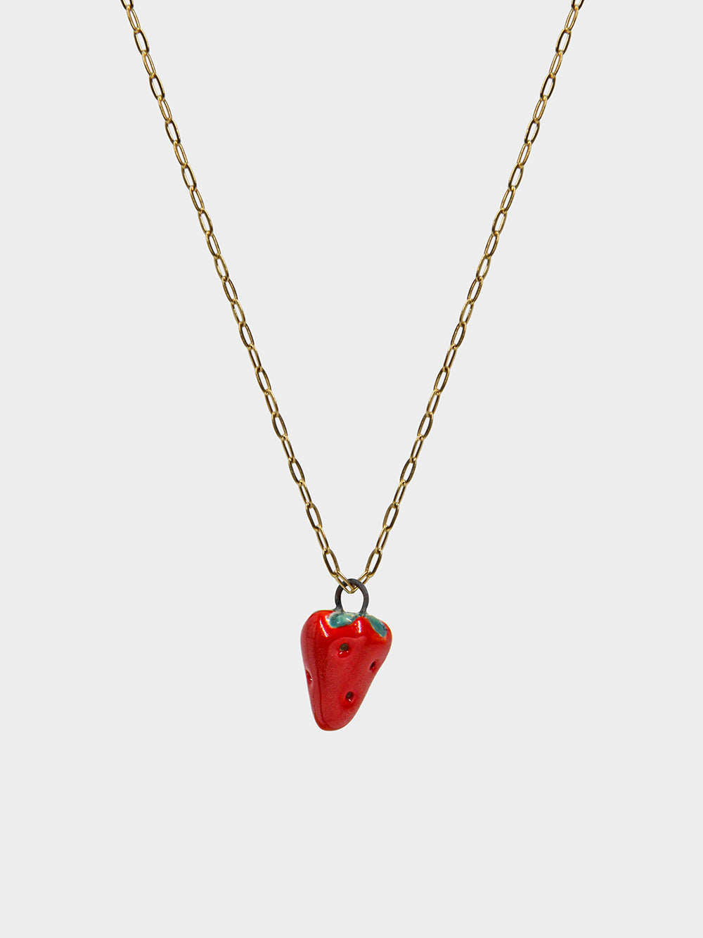 Red Strawberry Charm