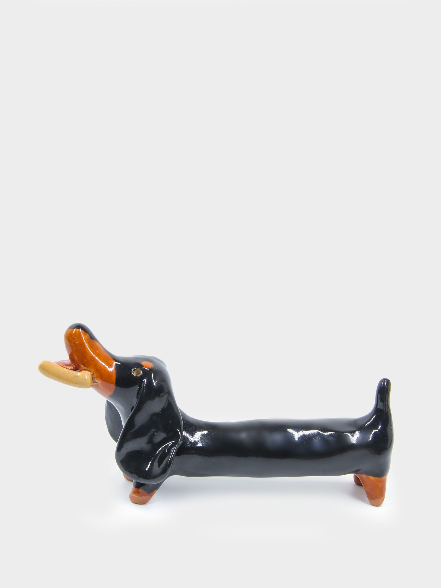 Pizza Dachshund Butter Knife Holder
