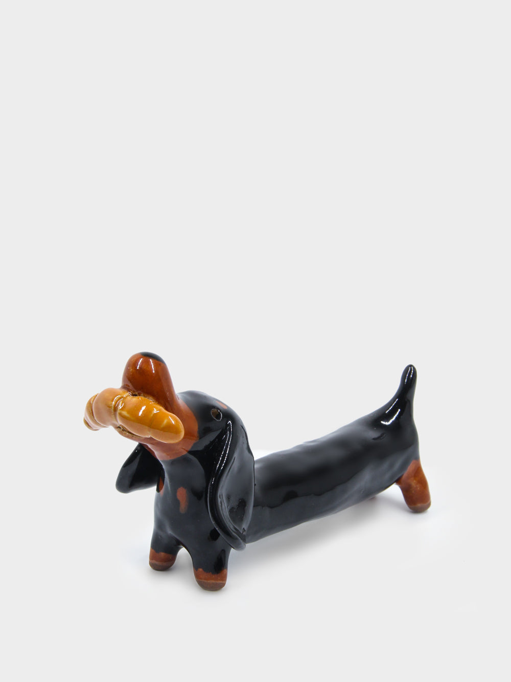 Croissant Dachshund Butter Knife Holder