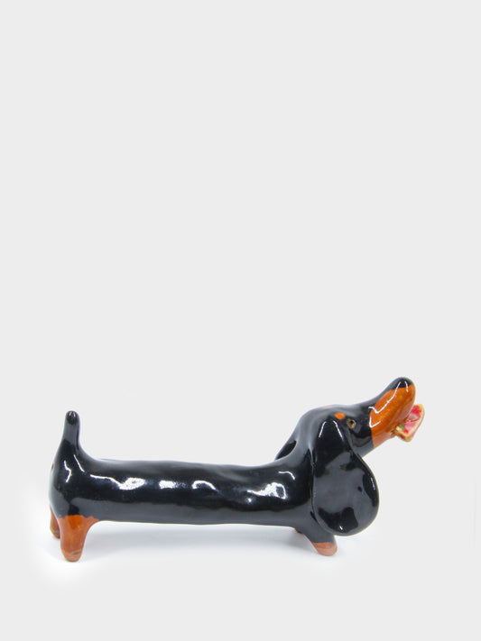 Pizza Dachshund Butter Knife Holder