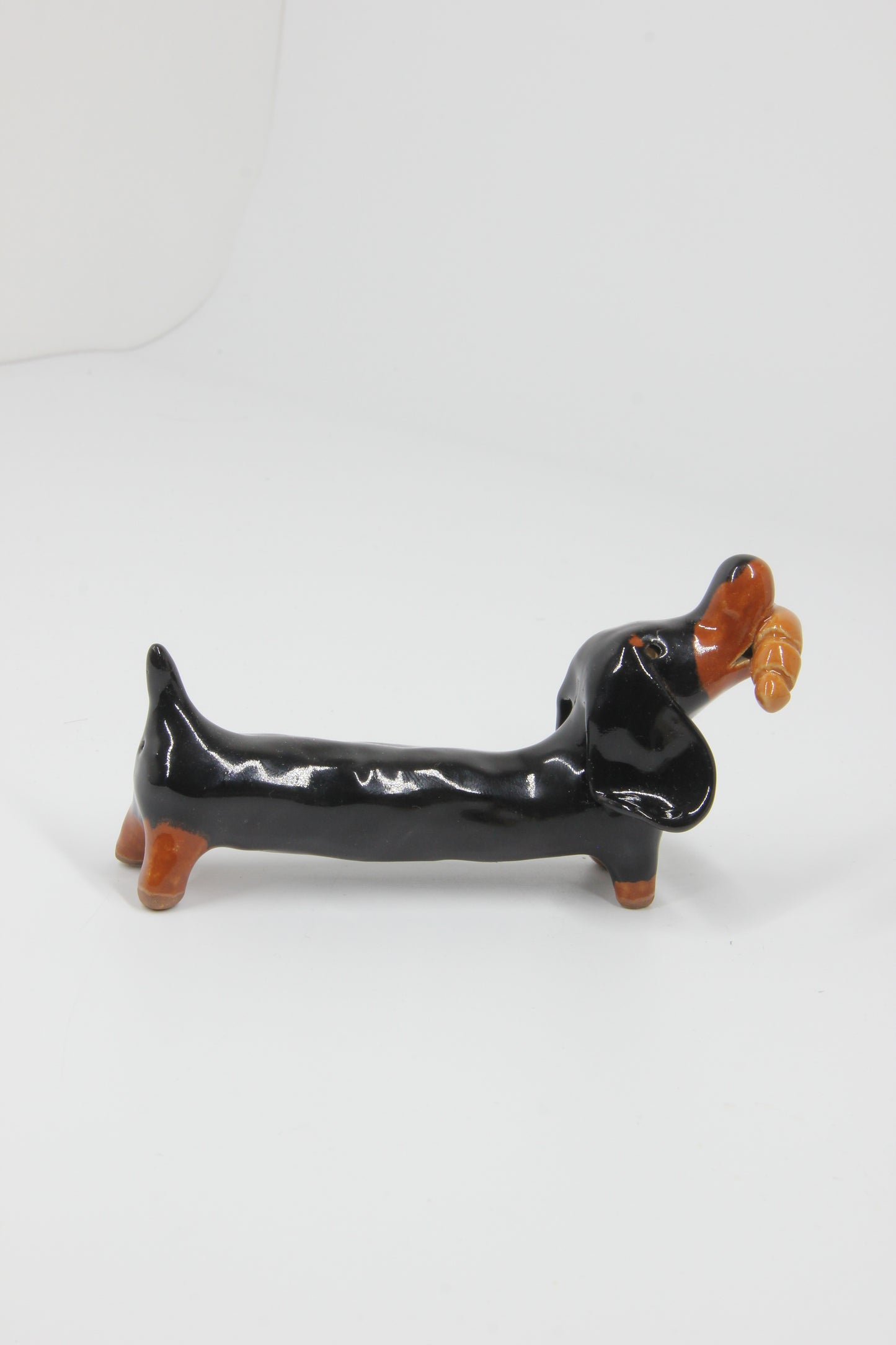 Croissant Dachshund Butter Knife Holder